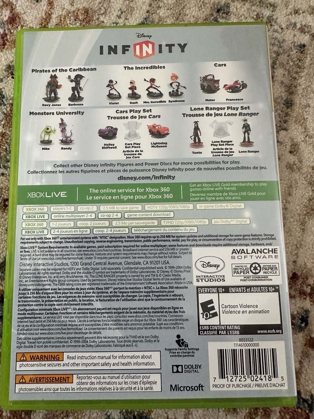 Disney Infinity Xbox 360 Video Game - Picture 2 of 5